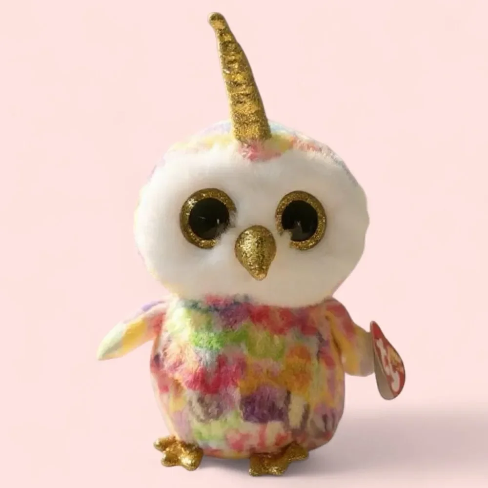Beanie Boos ‘Enchanted’ Glitter Unicorn Owl Stuffed Plush